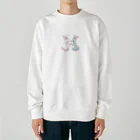 ゆるふわショップのゆるふわうさぎ Heavyweight Crew Neck Sweatshirt