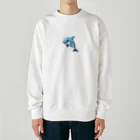 ワクワクセレブレイトのイルカくん Heavyweight Crew Neck Sweatshirt