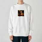 Catharinesのネコのハロウィン Heavyweight Crew Neck Sweatshirt