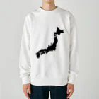 kazukiboxの日本地図 Heavyweight Crew Neck Sweatshirt