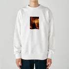 セントラルの炎のおじいさん Heavyweight Crew Neck Sweatshirt