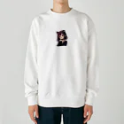 Droショップの猫耳っ娘 Heavyweight Crew Neck Sweatshirt