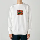 ぽてとのフルーツゼリーカメレオン Heavyweight Crew Neck Sweatshirt