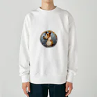 non0630のステンドグラステリア Heavyweight Crew Neck Sweatshirt