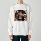 那須モバイル店の荒々しい風景 Heavyweight Crew Neck Sweatshirt