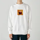 Apollo-0918のオヤツを強請るシバ犬 Heavyweight Crew Neck Sweatshirt