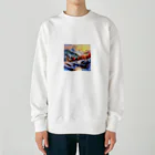 P.H.C（pink house candy）の幻想的な雪景色のグッズ Heavyweight Crew Neck Sweatshirt