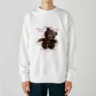 メメくんのグッズ♡のmemeくん♡ Heavyweight Crew Neck Sweatshirt