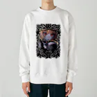 nya-mew（ニャーミュー）の最後のハロウィン Heavyweight Crew Neck Sweatshirt