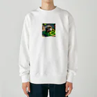 himatoroのマイクラ的なハリネズミ Heavyweight Crew Neck Sweatshirt