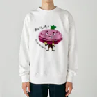 id-linkのひび割れマカロン Heavyweight Crew Neck Sweatshirt