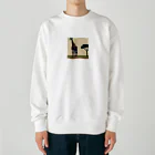 ほっこりグッズBASEのキリンさん Heavyweight Crew Neck Sweatshirt