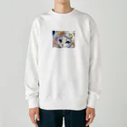 ポジパレード 🎉のムーンシャインタイガリーナ Heavyweight Crew Neck Sweatshirt