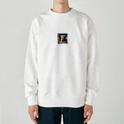 hiropon0712の可愛い子猫 Heavyweight Crew Neck Sweatshirt