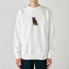 ageha(アゲハ)のくろねこ Heavyweight Crew Neck Sweatshirt