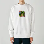 YUTO1126の可愛くて愛らしい亀 Heavyweight Crew Neck Sweatshirt