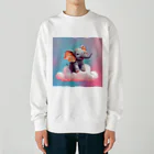 Tmagoの空飛ぶゾウ♪ Heavyweight Crew Neck Sweatshirt