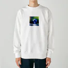 miki_6969のサファイヤの輝き Heavyweight Crew Neck Sweatshirt