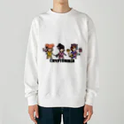 みたらし団子のふたたまちゃんのクリプトニンジャ Heavyweight Crew Neck Sweatshirt