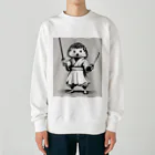 ワンダーワールド・ワンストップの和服を着たハリネズミ Heavyweight Crew Neck Sweatshirt