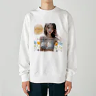 sounya sounyaの美女 図鑑（はあっ） Heavyweight Crew Neck Sweatshirt