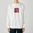 チワワ愛好家ショップの王室の秘密とチワワと薔薇 Heavyweight Crew Neck Sweatshirt