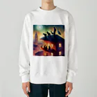 animalsの都会で共存する野生生物 Heavyweight Crew Neck Sweatshirt