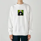 sugimo01の竹やぶで寛いでいるパンダ Heavyweight Crew Neck Sweatshirt