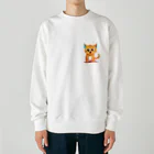 じゅんじゅんのかわ猫(*ΦωΦ*) Heavyweight Crew Neck Sweatshirt