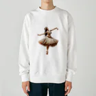 BEOQUのフラを踊る女性 Heavyweight Crew Neck Sweatshirt