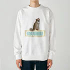 ポメマルシェの柴犬カットしし丸 Heavyweight Crew Neck Sweatshirt