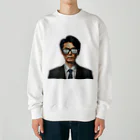 万年素人ショップの増税眼鏡 Heavyweight Crew Neck Sweatshirt