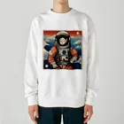 宇宙開発デザイン科のスペース芸子 Heavyweight Crew Neck Sweatshirt