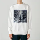 花和の雪の魔女 Heavyweight Crew Neck Sweatshirt