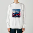 P.H.C（pink house candy）の富士山と紅葉、そして湖のグッズ Heavyweight Crew Neck Sweatshirt