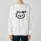 終わらない夢🌈の可愛いにゃんこ🐱💞 Heavyweight Crew Neck Sweatshirt