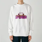 たんたんたぬの商店のアズキ大好きアズ活グッズ🫘 Heavyweight Crew Neck Sweatshirt