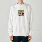 nekobu0323のポップな車 Heavyweight Crew Neck Sweatshirt