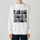 tomityomiの幻想的な女性 Heavyweight Crew Neck Sweatshirt