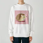 zoo234の可愛いハリネズミ Heavyweight Crew Neck Sweatshirt