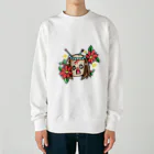 Shou3s-Storeのおちむしゃ Xmas ver Heavyweight Crew Neck Sweatshirt