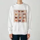 めんたいこのゆるいあにまるず Heavyweight Crew Neck Sweatshirt