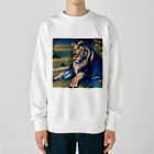 MATORAMIのライオン Heavyweight Crew Neck Sweatshirt