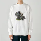 牧 やひろの水浅葱 Heavyweight Crew Neck Sweatshirt