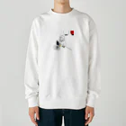 もぐ@酒場とおつまみ日記のビールとおでん Heavyweight Crew Neck Sweatshirt