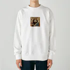 nico-cafe-yururiのさすらいのナマケモノ Heavyweight Crew Neck Sweatshirt