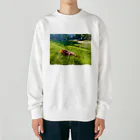 化けわらじ工房のおひるね化けわらじ Heavyweight Crew Neck Sweatshirt