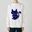 @youの青い猫 Heavyweight Crew Neck Sweatshirt