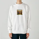 angelの三銃士クマさん Heavyweight Crew Neck Sweatshirt