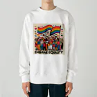 まさききさまのLGBT多様性 Heavyweight Crew Neck Sweatshirt